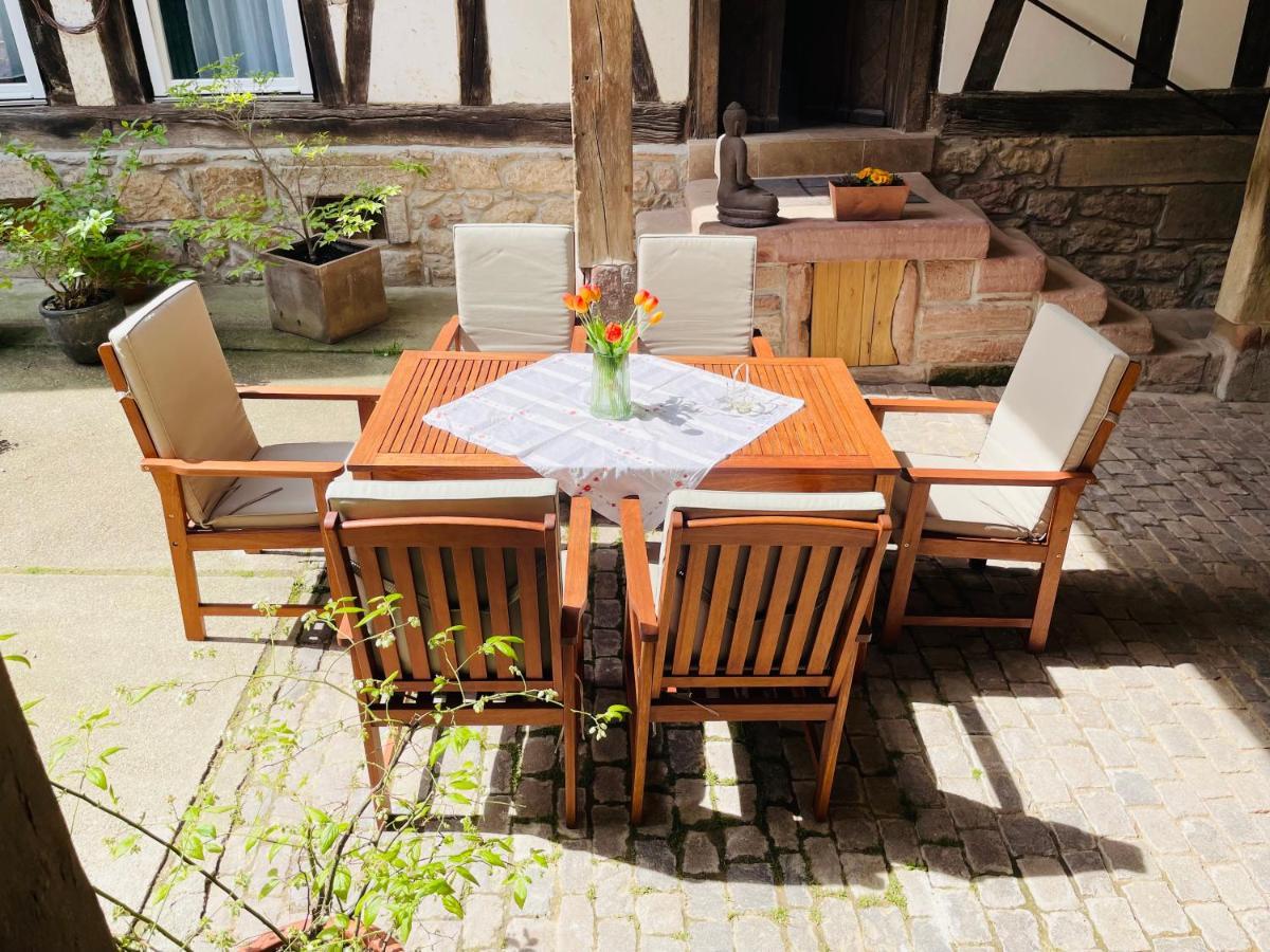 Auszeit - Historisches Ferienhaus In Der Suedpfalz Dierbach Екстериор снимка